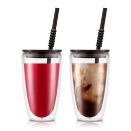 Bodum 2 kpl kaksoisseinäisiä juomalaseja PAVINA TO GO 0.4 L