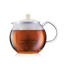 Bodum Tepresse med glasshåndtak og farget plastlokk ASSAM 1.0 L