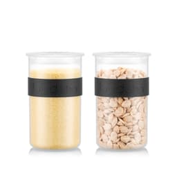 Bodum 2 pk oppbevaringskrukke PRESSO 1.0 L