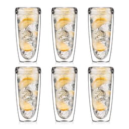 Bodum 6 pk dobbeltvegget glass PAVINA TO GO 0.6 L
