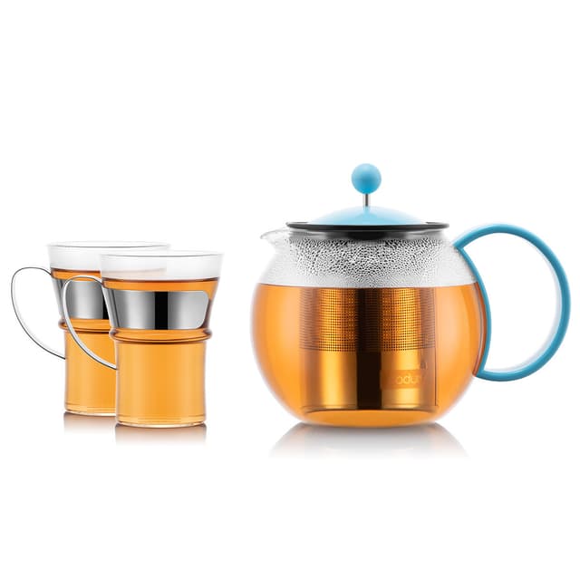 Bodum Tepresse med filter i rustfritt stål ASSAM SET 1.0 L