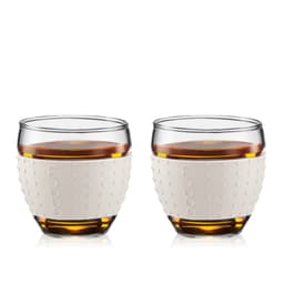 Bodum 2 st glas med silikonband PAVINA 0.35 L
