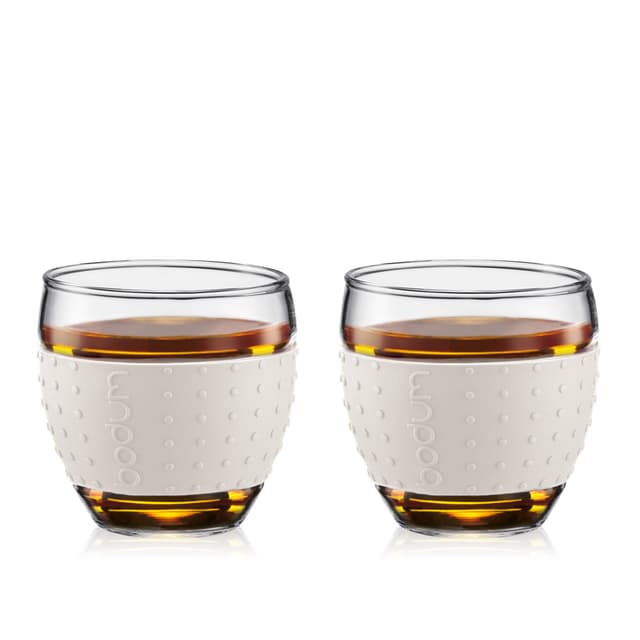Bodum 2 st glas med silikonband PAVINA 0.35 L