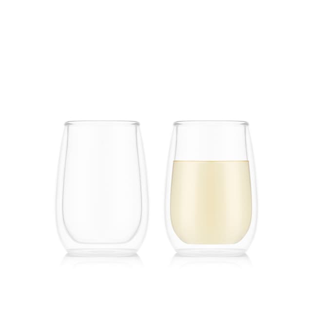 Bodum Sett med med 2 dobbeltveggede vinglass - Riesling SKÅL 0.3 L