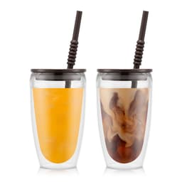 Bodum 2 kpl kaksoisseinäisiä juomalaseja PAVINA TO GO 0.45 L