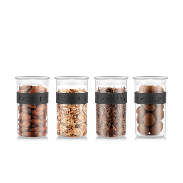 Bodum 4 st förvaringsburkar 0,25 l PRESSO 0.25 L