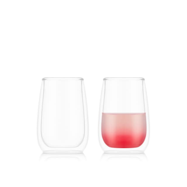 Bodum Sett med med 2 dobbeltveggede brennevinsglass SKÅL 0.15 L