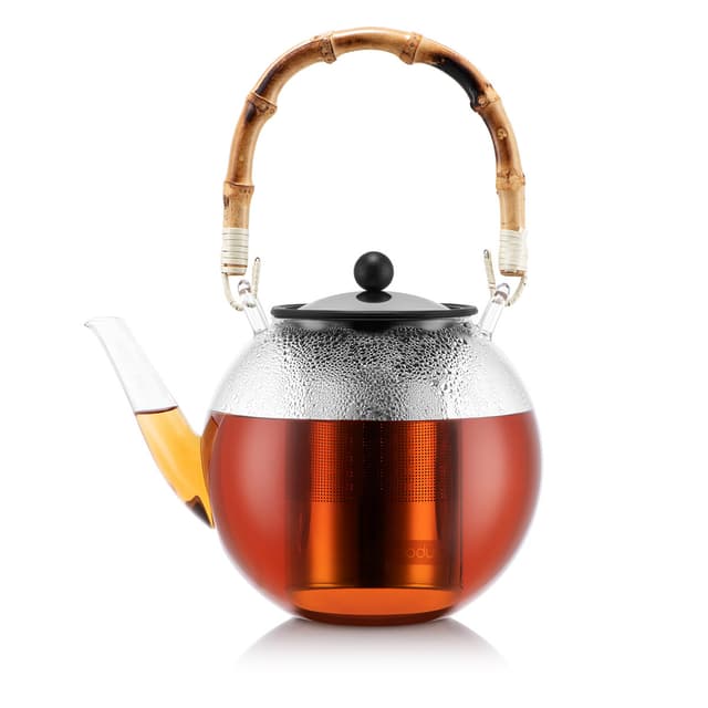 Bodum Tekande med bambus håndtag og stålfilter ASSAM 1.5 L
