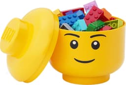 LEGO mini förvaringslåda (pojkhuvud, gul)