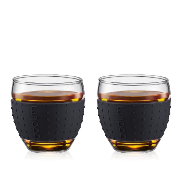 Bodum 2 pk glass med silikonbånd PAVINA 0.35 L