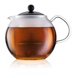 Bodum Tepress med glashandtag och färgat plastlock ASSAM 1.5 L