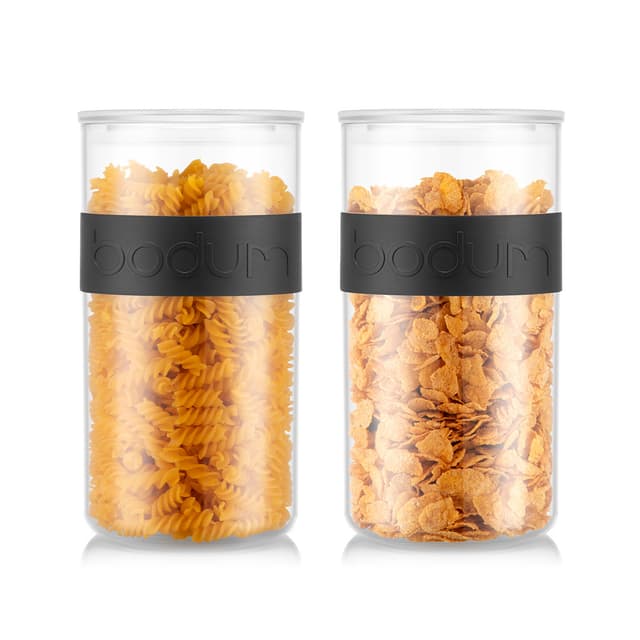 Bodum 2 pk oppbevaringskrukke PRESSO 2.0 L