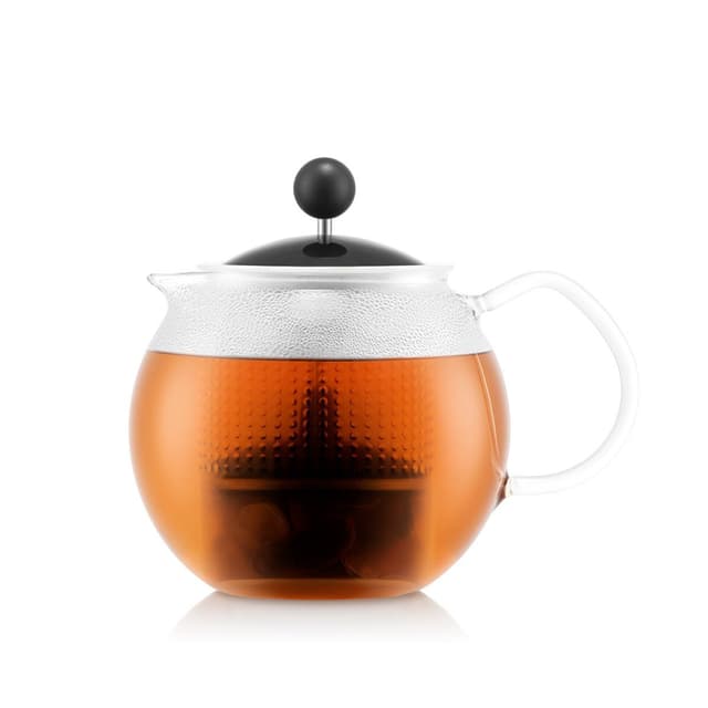 Bodum Tepress med glashandtag och färgat plastlock ASSAM 0.5 L