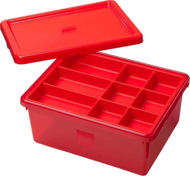 LEGO förvaringslåda (röd)