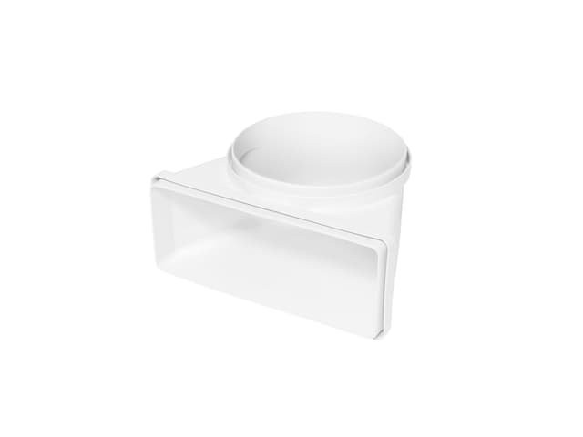 Electrolux M2CKCF03U - Vertikal tilkobling fra rund (D 150) til rektangulær form (220x90)