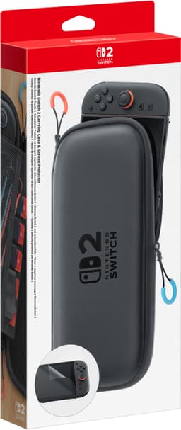 Nintendo Switch 2 etui og skærmbeskytter