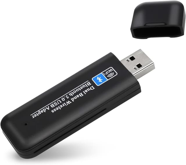 NÖRDIC WIFI6 Bluetooth 5.0 trådlös USB3.0 adapter Dual Band 2.4/5.8Ghz 1300Mbps