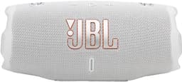 JBL Charge 6 trådløs bærbar høyttaler (hvit)