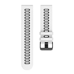 Twin kellon ranneke Garmin Vivoactive 6 - Valkoinen/musta