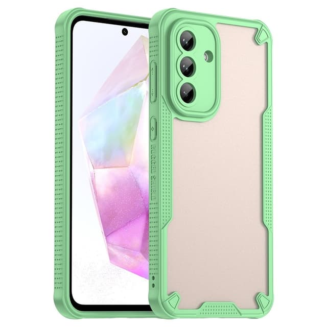 SKALO Samsung A56 5G Armor Hybrid Frosted Skal - Grön