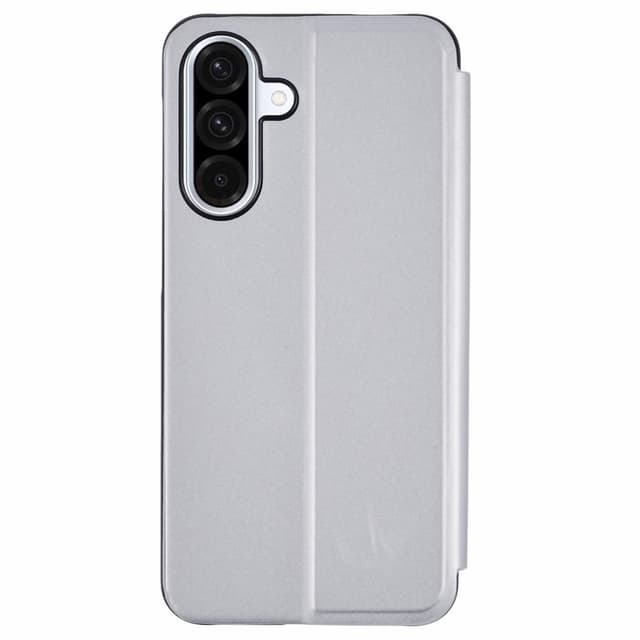 SKALO Samsung A36 5G Clear View Plånboksfodral - Silver