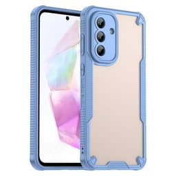 SKALO Samsung A36 5G Armor Hybrid Frosted Suojakuori - Sininen