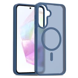 SKALO Samsung A56 5G Skin-touch Hybrid Suojakuori - Sininen