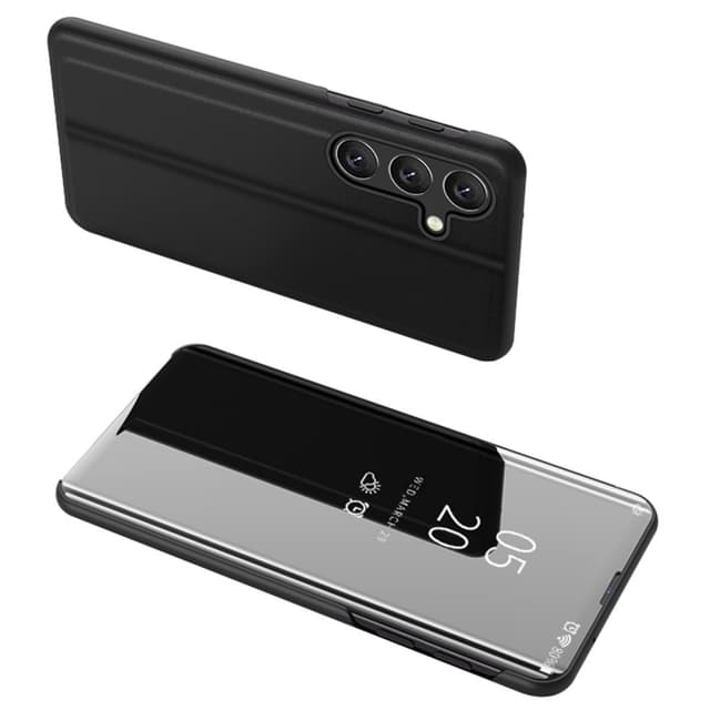 SKALO Samsung A26 5G Clear View Plånboksfodral - Svart