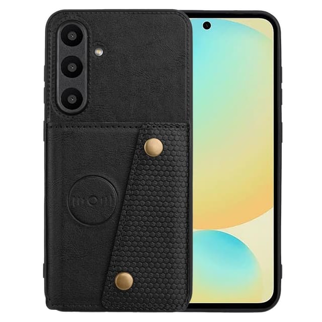 SKALO Samsung A36 5G PU-lædercover med 2 kortslots Cover - Sort