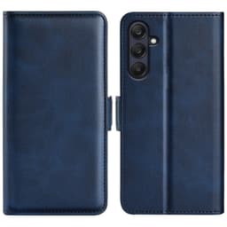 SKALO Samsung A26 5G Premium ID Lompakkokotelo - Sininen