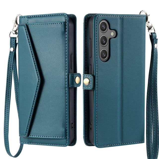SKALO Samsung A26 5G PU-Läder Envelope Plånboksfodral - Grön