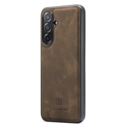 DG MING Samsung A26 5G Premium PU-læder Hybrid Cover - Mørkebrun