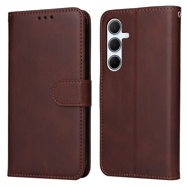 SKALO Samsung A36 5G PU-læder Flip Cover - Brun