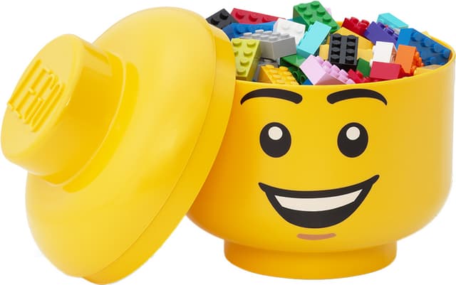 LEGO förvaringslåda (Happy Boy Head)
