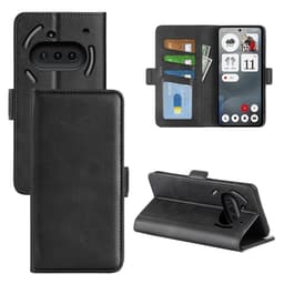 SKALO Nothing Phone (3a) 5G Premium ID Flip Cover - Sort