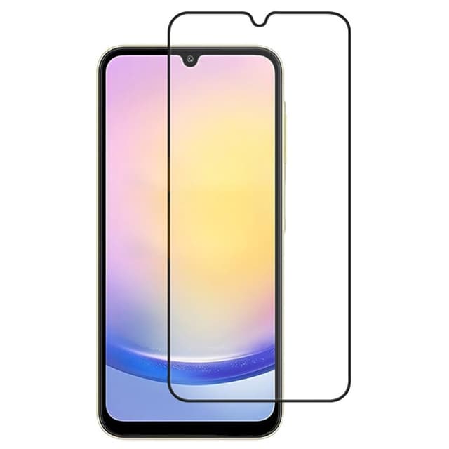 SKALO Samsung A26 5G Kokonaisvaltainen karkaistusta lasista valmistettu näytönsuoja - Musta