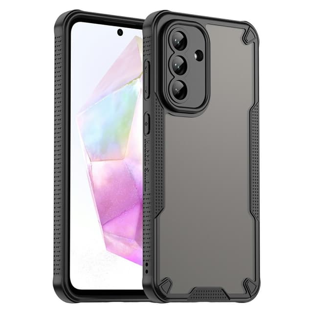 SKALO Samsung A36 5G Armor Hybrid Frosted Cover - Sort