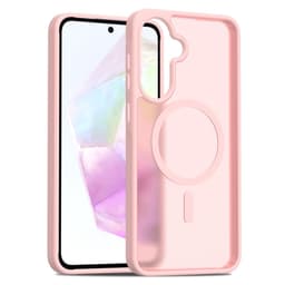 SKALO Samsung A56 5G Skin-touch Hybrid Skal - Rosa