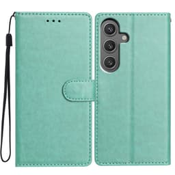 SKALO Samsung A26 5G PU-læder Flip Cover - Turkis