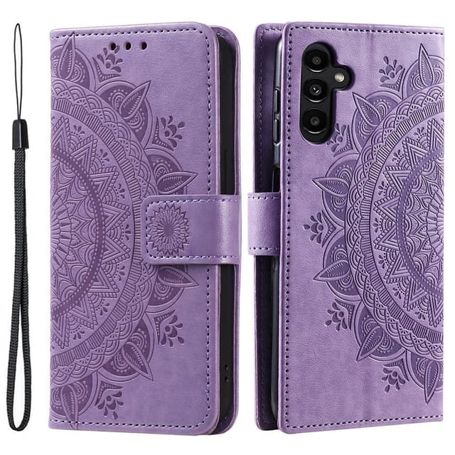 SKALO Samsung A36 5G Mandala Plånboksfodral - Lila