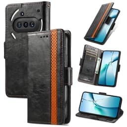 SKALO Nothing Phone (3a) 5G CASENEO 002 Premium Plånboksfodral - Svart
