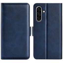 SKALO Samsung A56 5G Premium ID Flip Cover - Blå