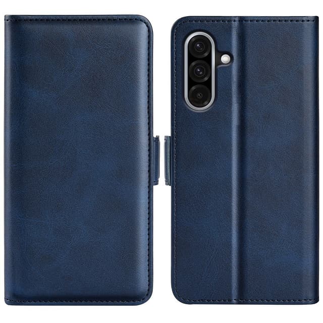 SKALO Samsung A56 5G Premium ID Flip Cover - Blå