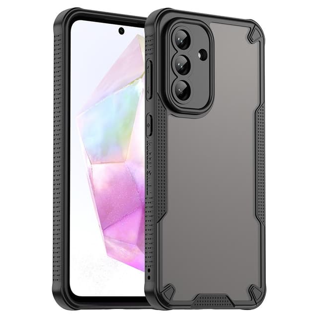 SKALO Samsung A56 5G Armor Hybrid Frosted Skal - Svart
