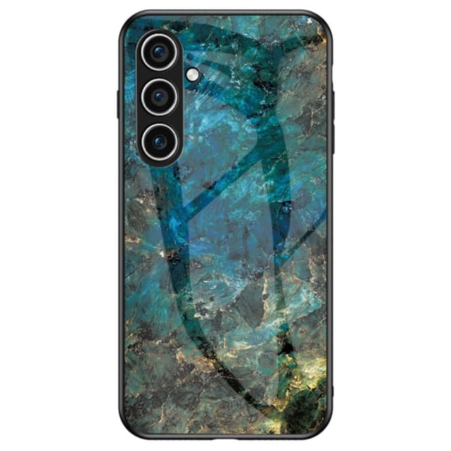 SKALO Samsung A26 5G Marmori Karkaistu Lasi TPU Suojakuori - #3