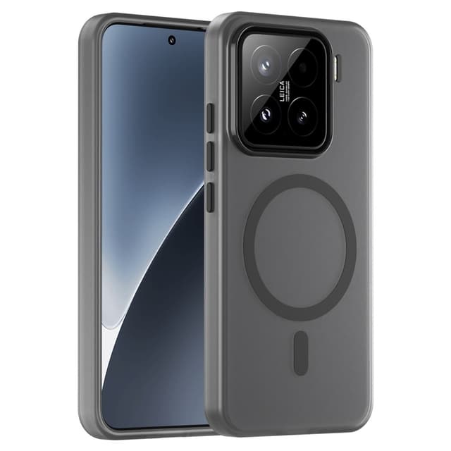 SKALO Xiaomi 15 Matt Translucent Hybrid Skal - Svart