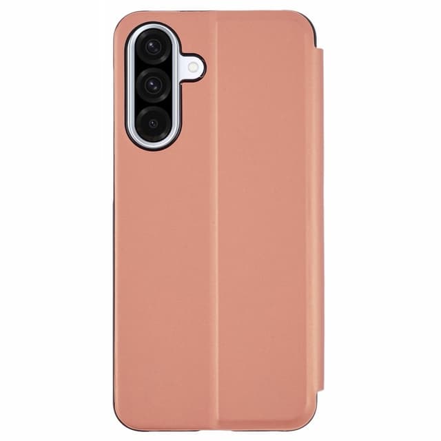 SKALO Samsung A36 5G Clear View Plånboksfodral - Roséguld