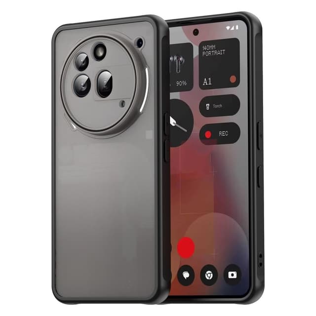 SKALO Nothing Phone (3a) Pro 5G Color Bumper Frosted Cover - Sort