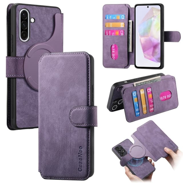 SKALO Samsung A36 5G CASENEO MW-03 Plånboksfodral - Lila