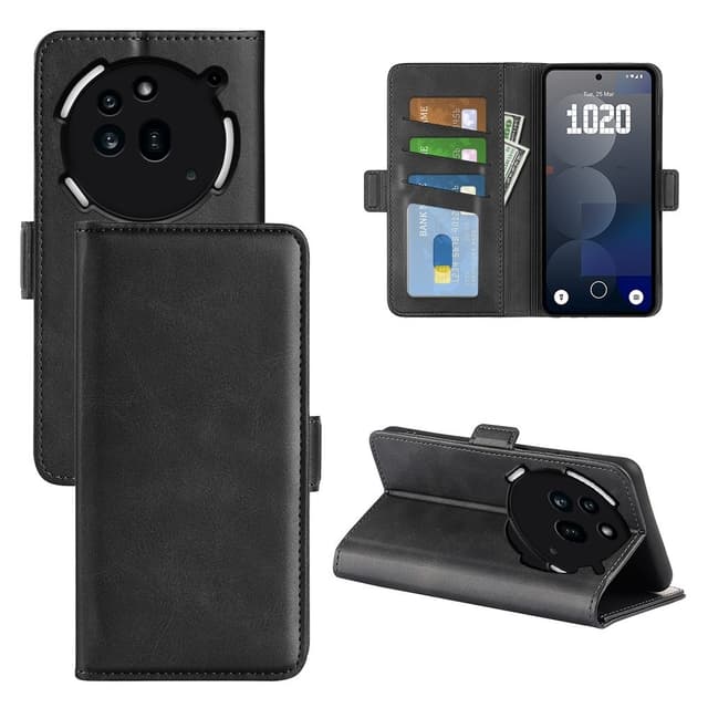 SKALO Nothing Phone (3a) Pro 5G Premium ID Plånboksfodral - Svart